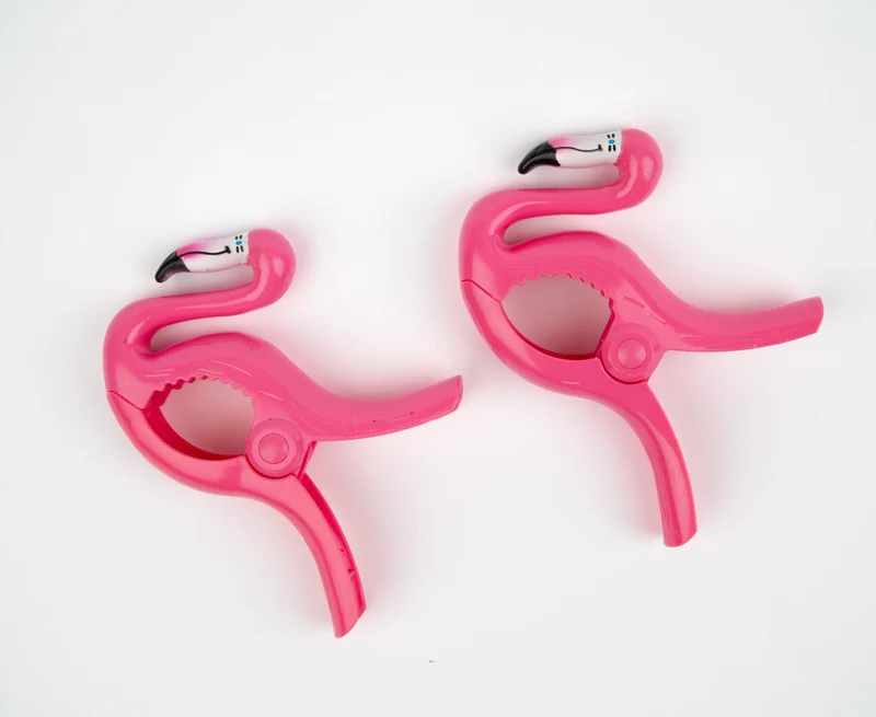 Tracker Beach Towel Clips Flamingo