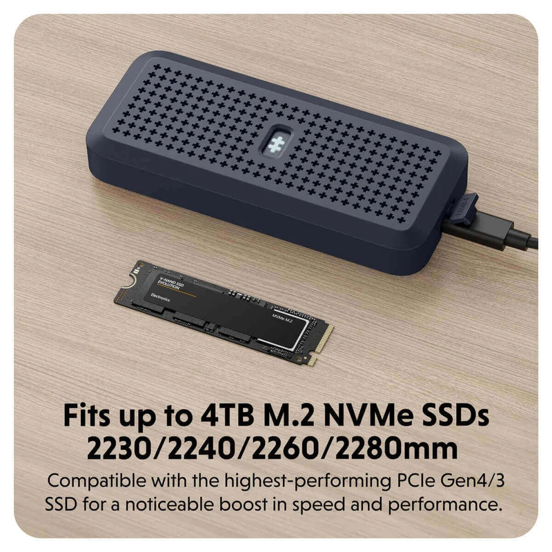Boîtier SSD HyperDrive Next USB4 NVMe