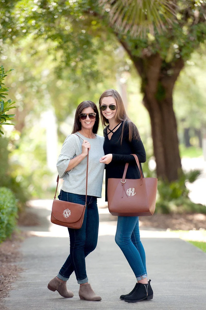 Camel Anna Crossbody Bag - Personalized