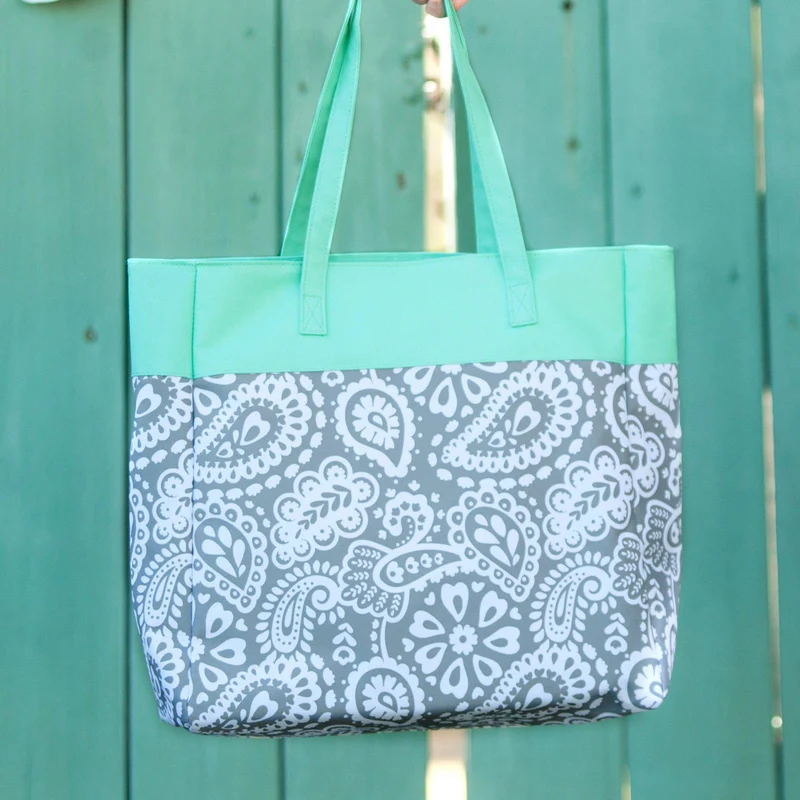 Parker Paisley Tote - Personalized