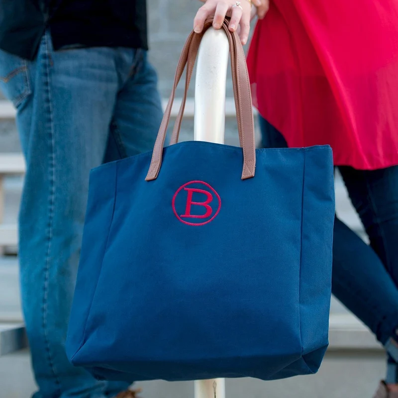 Navy Tote - Personalized