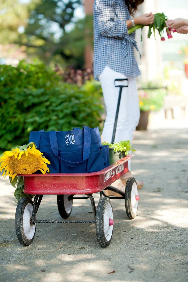 Navy Carry All Bag - Personalized
