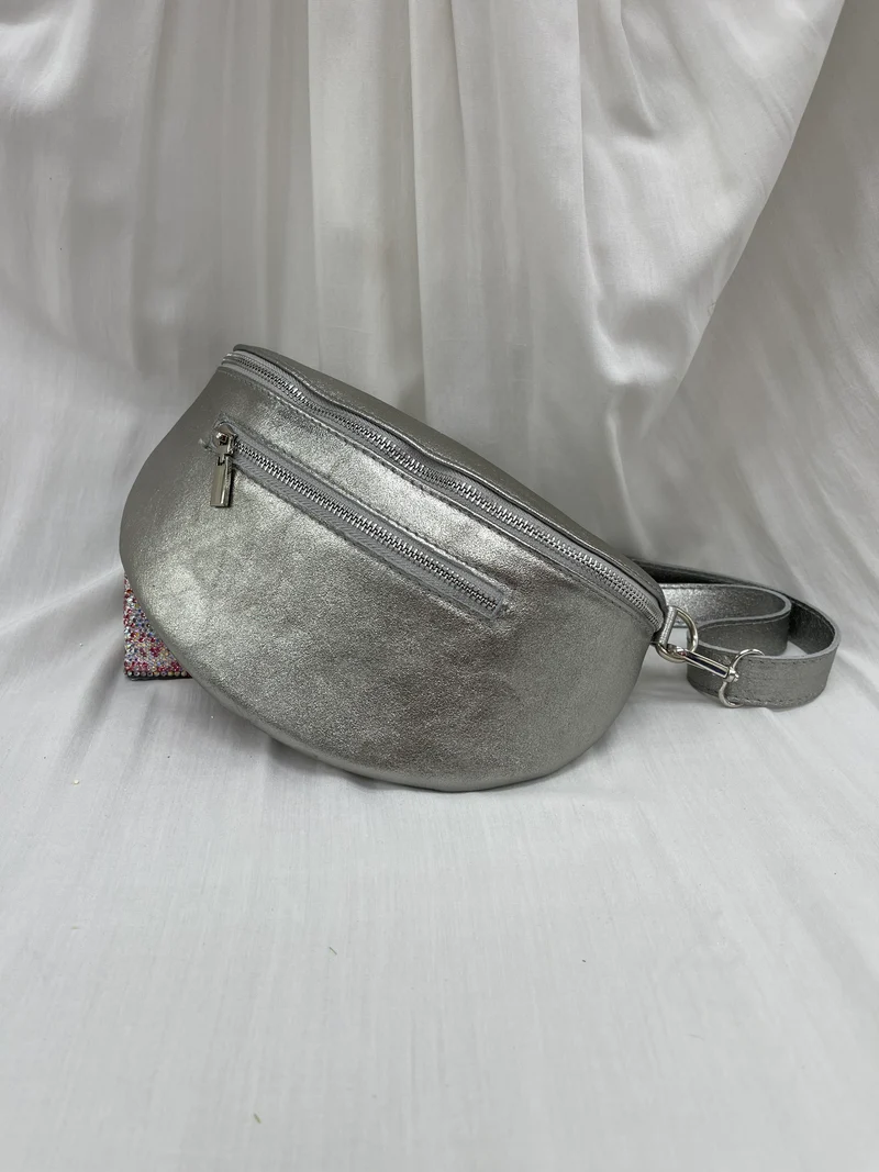 Pochette banane métallisée chic - Parfaite pour vos sorties