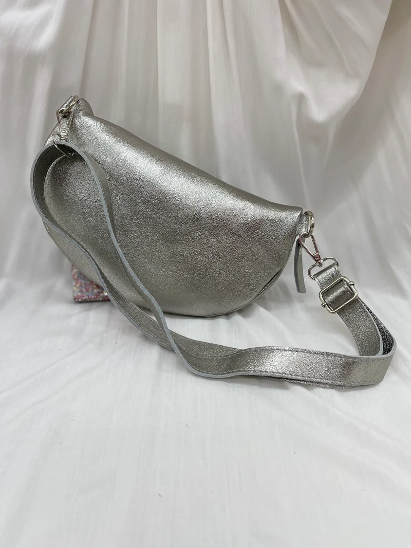 Pochette banane métallisée chic - Parfaite pour vos sorties
