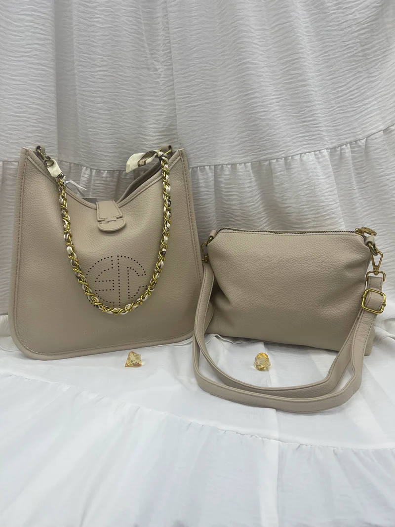 Duo pratique et stylé - Beige neutre et luxe discret