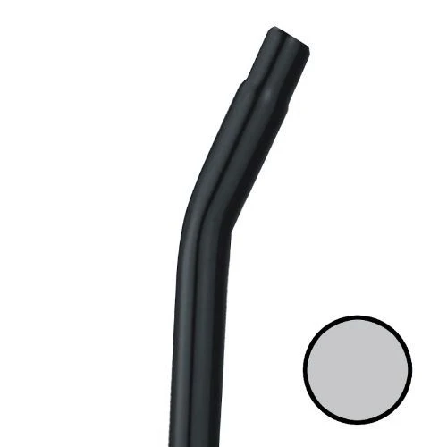 Tige de selle BMX 27,2 mm coudée – Aluminium argent 350 mm, robuste et stylée