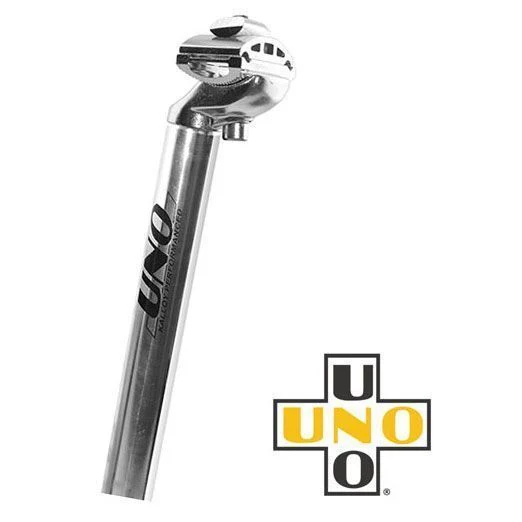 Tige de selle UNO 27,2 mm aluminium 6061-T6 – Longueur 350 mm, légère et résistante