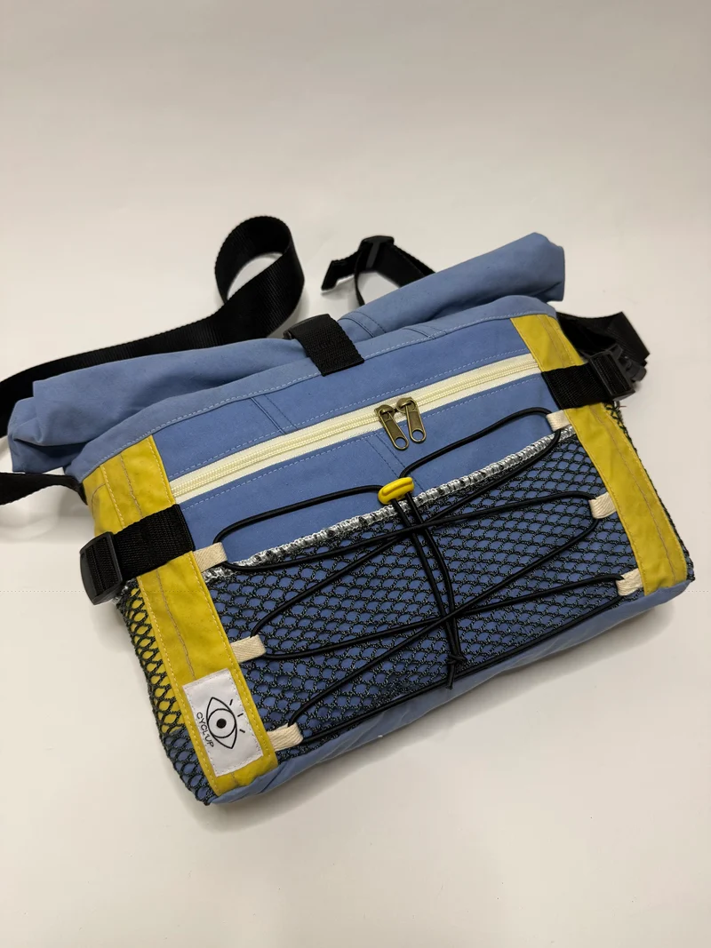 Sac besace roll top