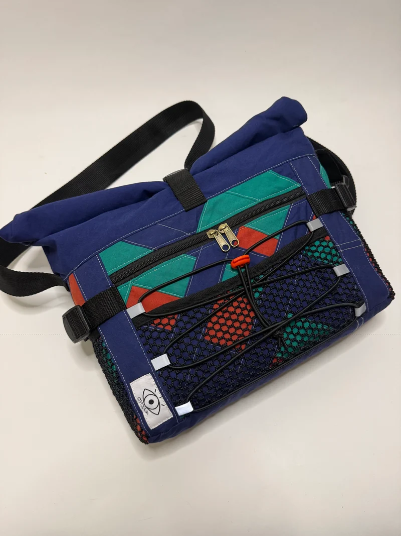 Sac besace roll top