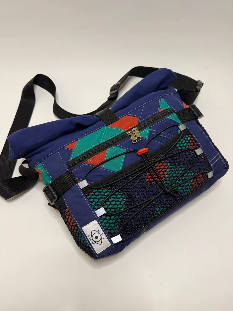 Sac besace roll top