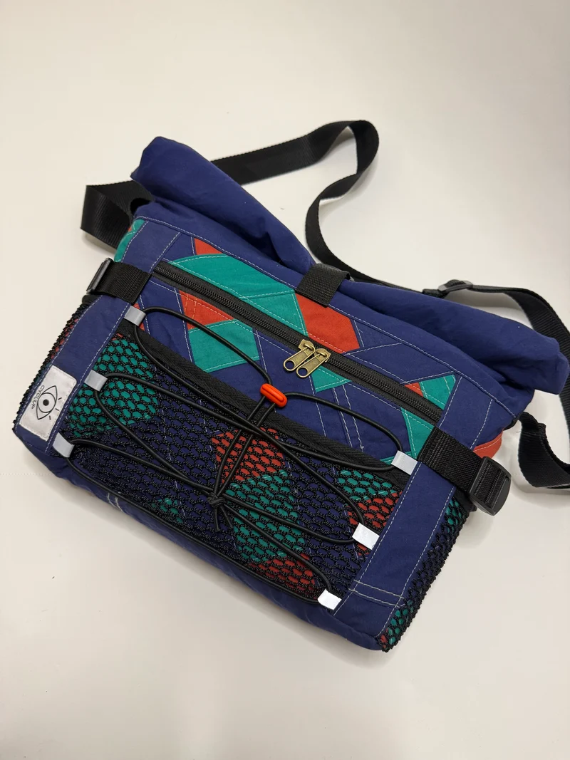 Sac besace roll top