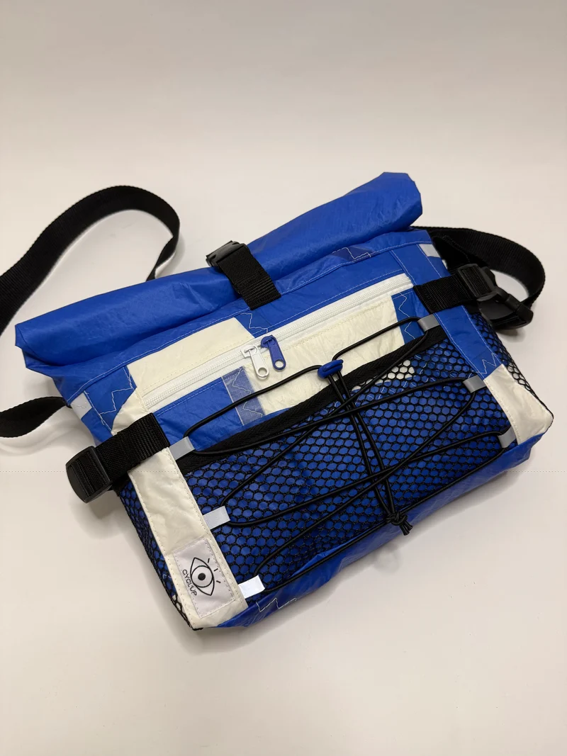 Sac besace roll top