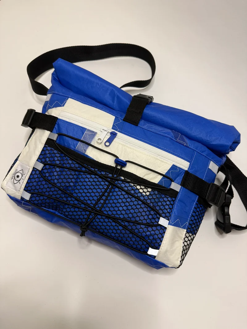Sac besace roll top