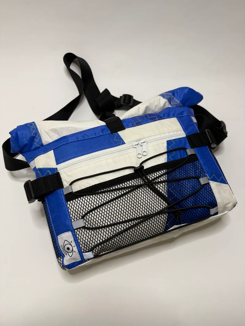 Sac besace roll top