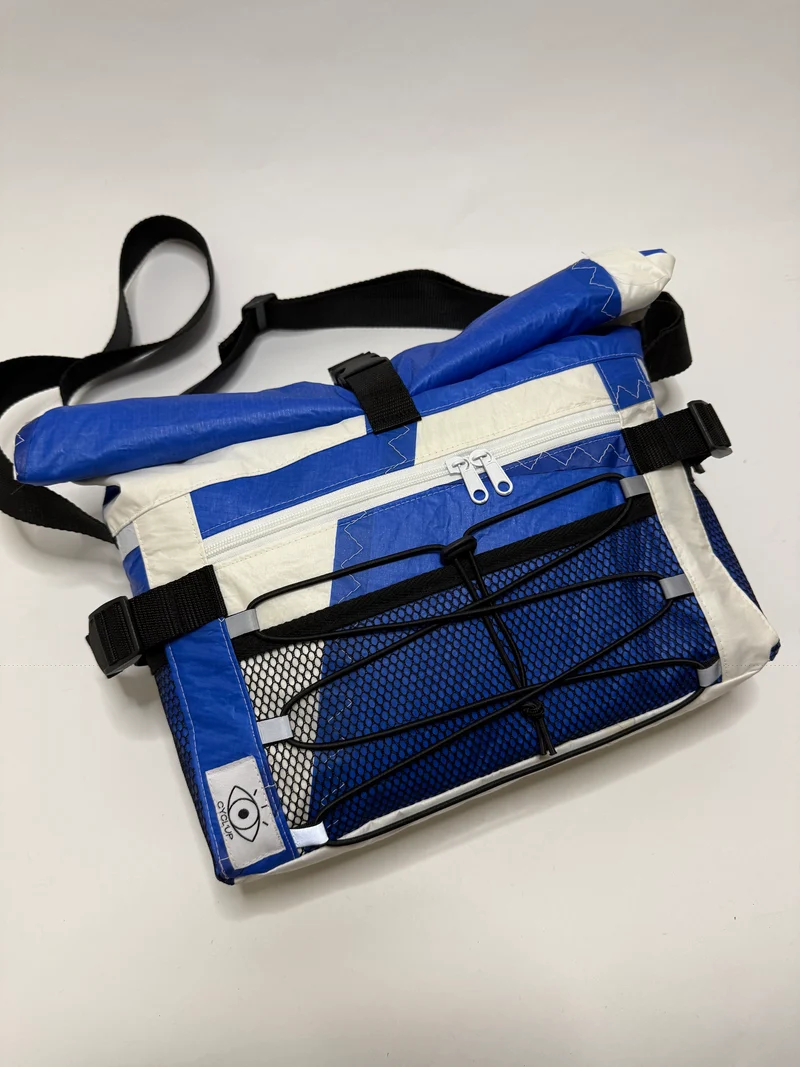 Sac besace roll top