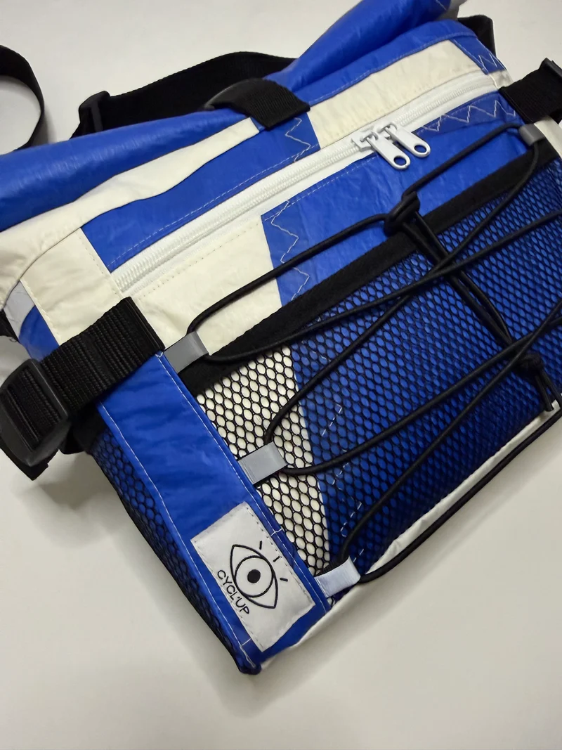 Sac besace roll top