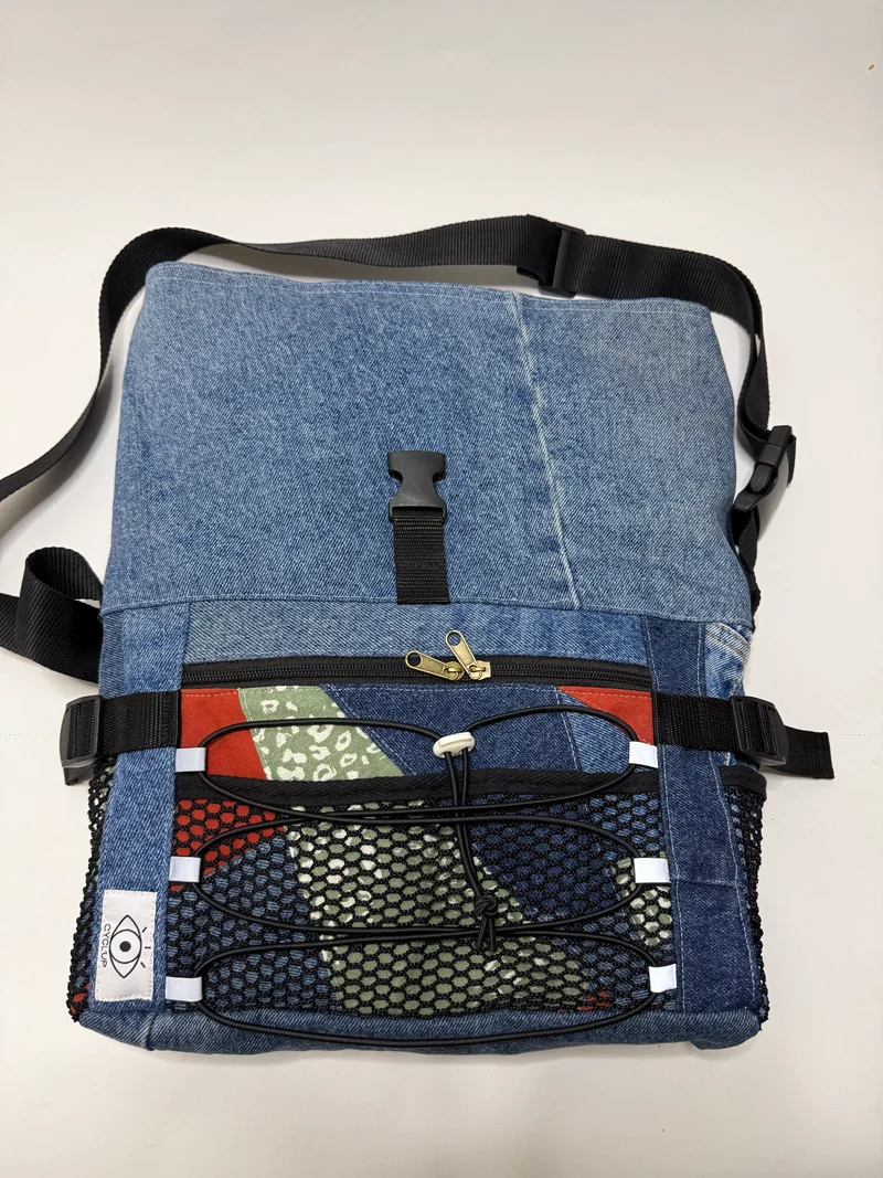 Sac besace roll top