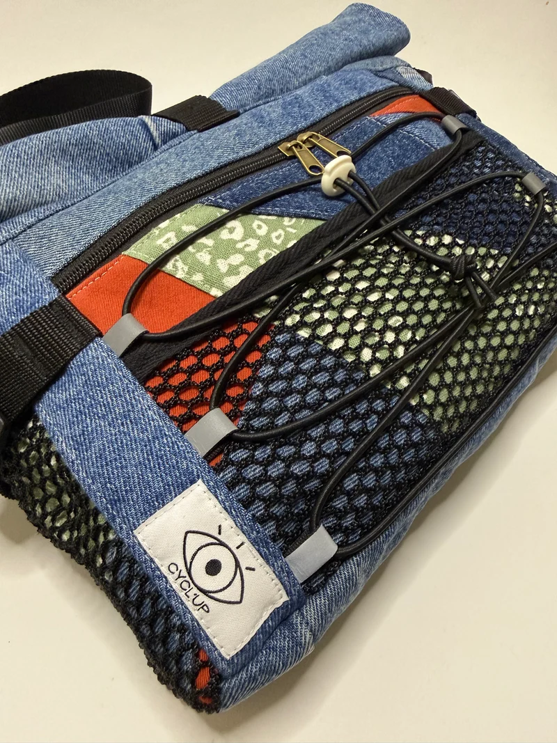 Sac besace roll top