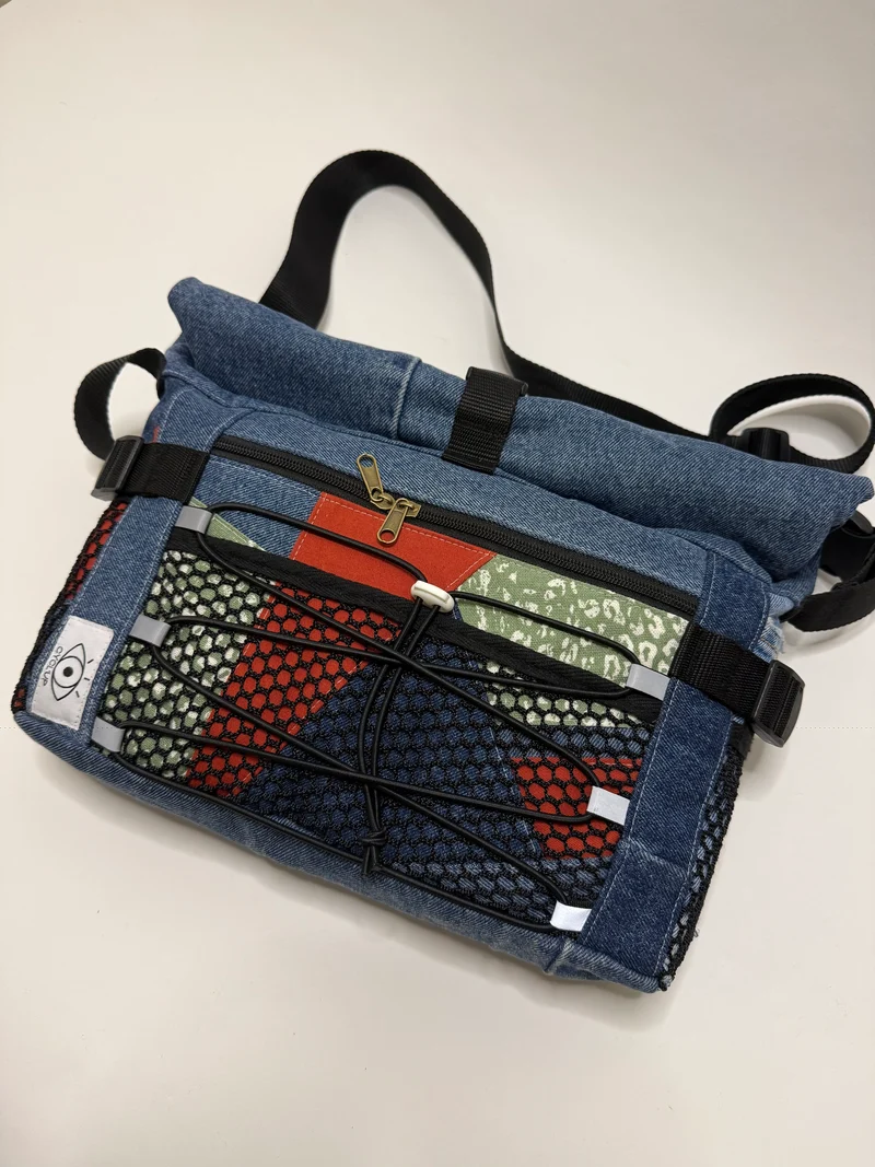 Sac besace roll top