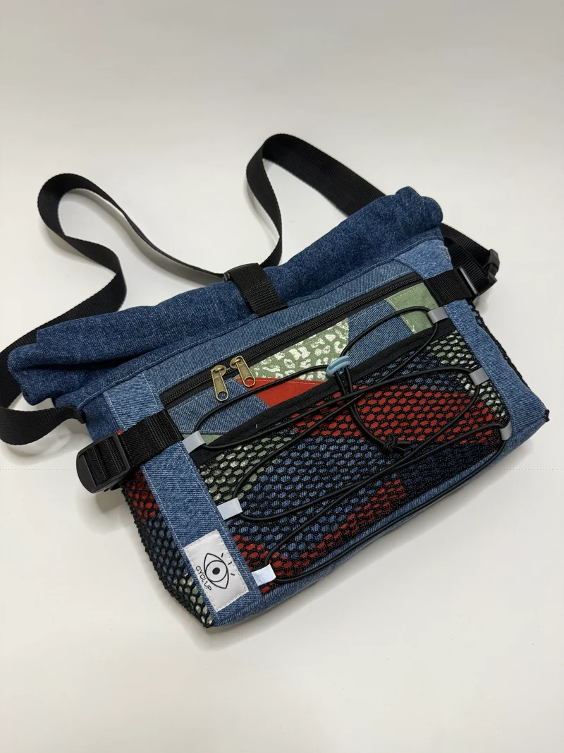 Sac besace roll top