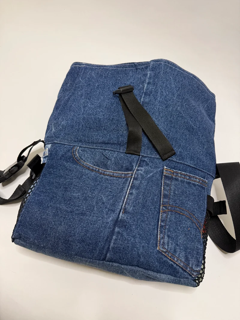 Sac besace roll top