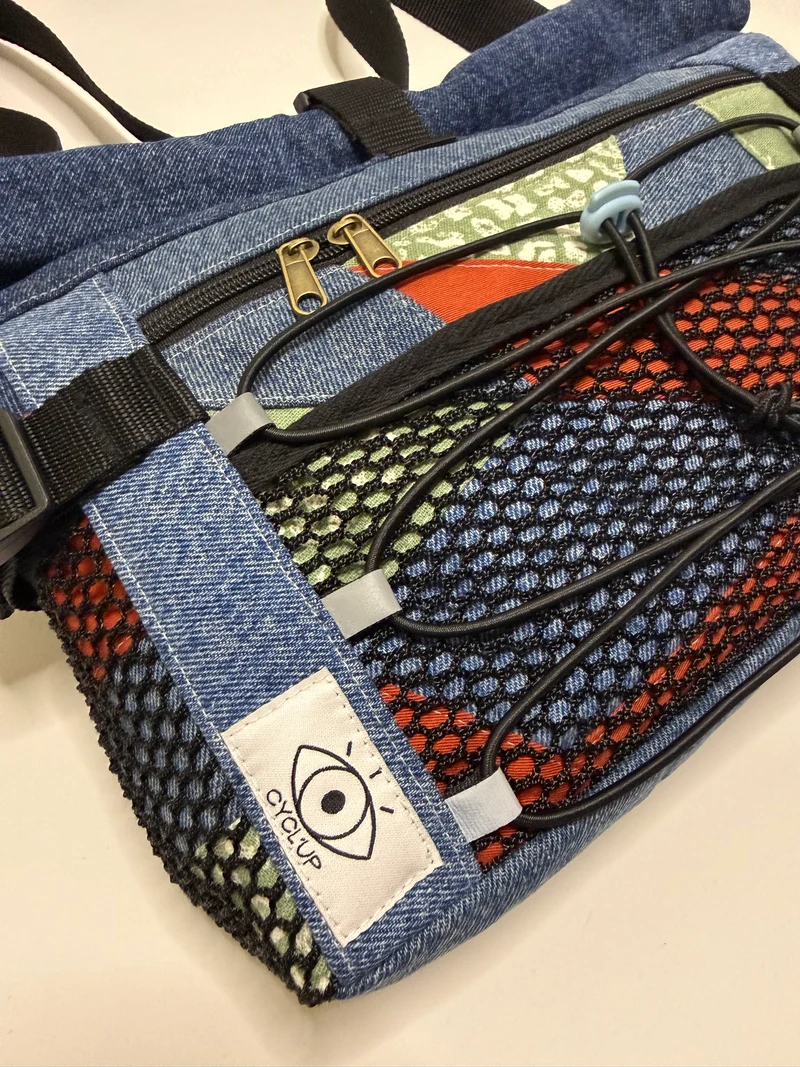 Sac besace roll top