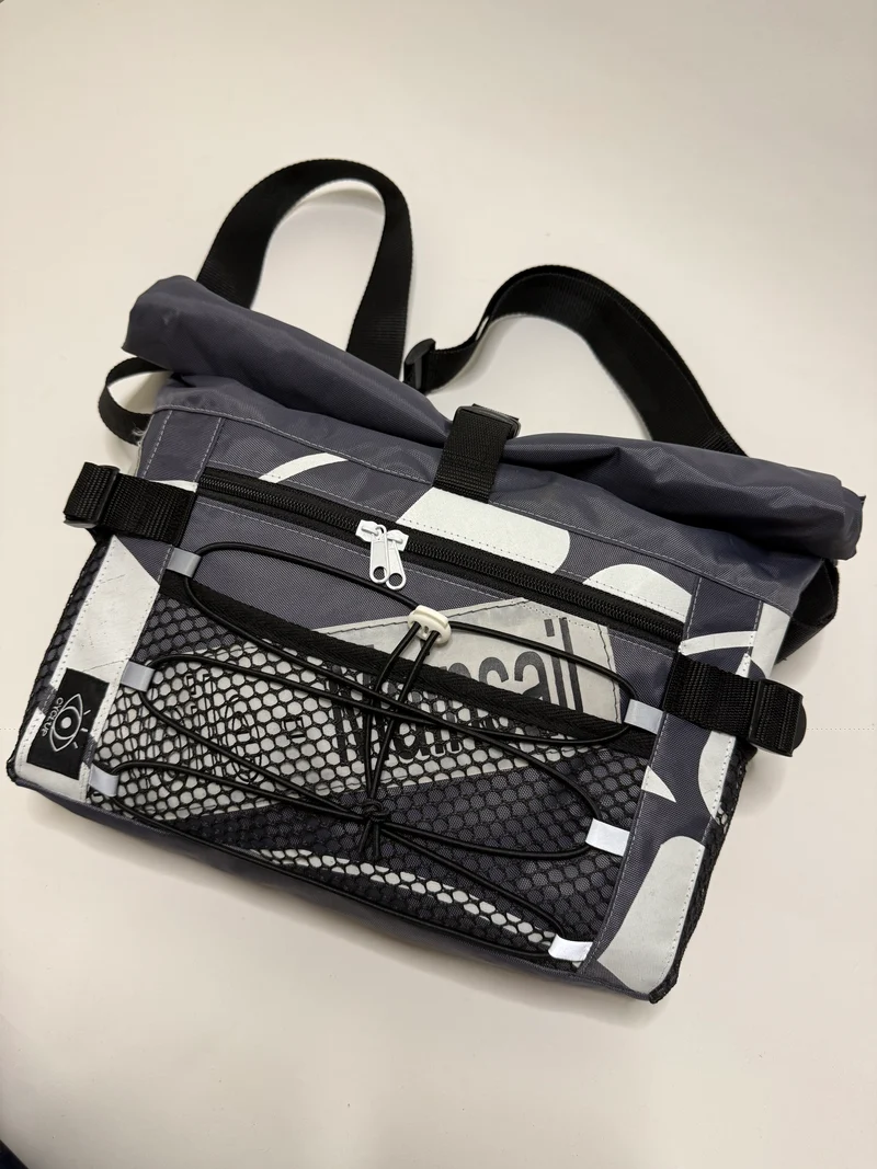 Sac besace roll top