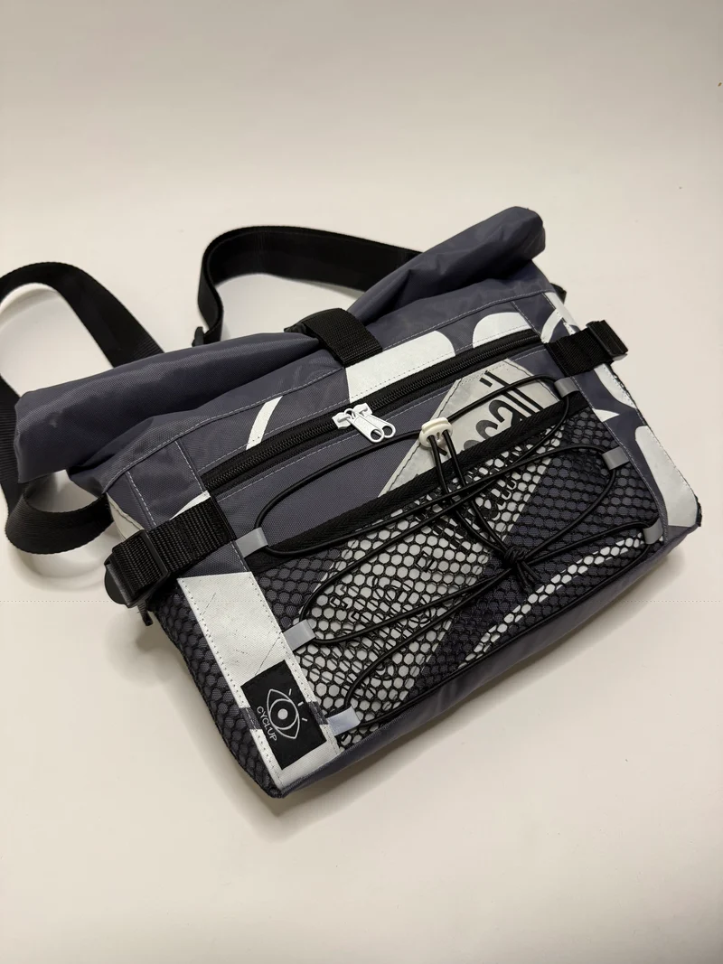 Sac besace roll top
