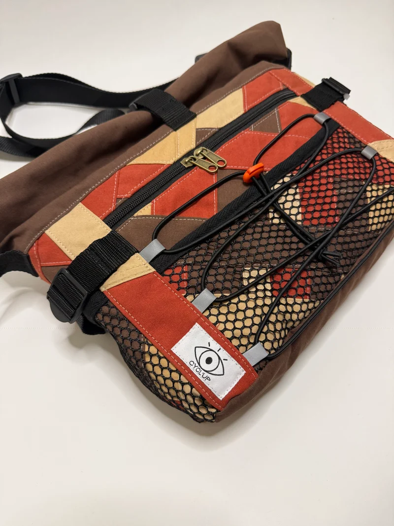 Sac besace roll top