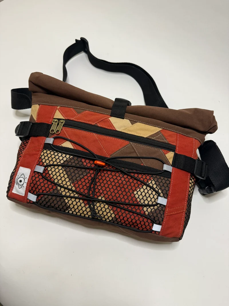 Sac besace roll top