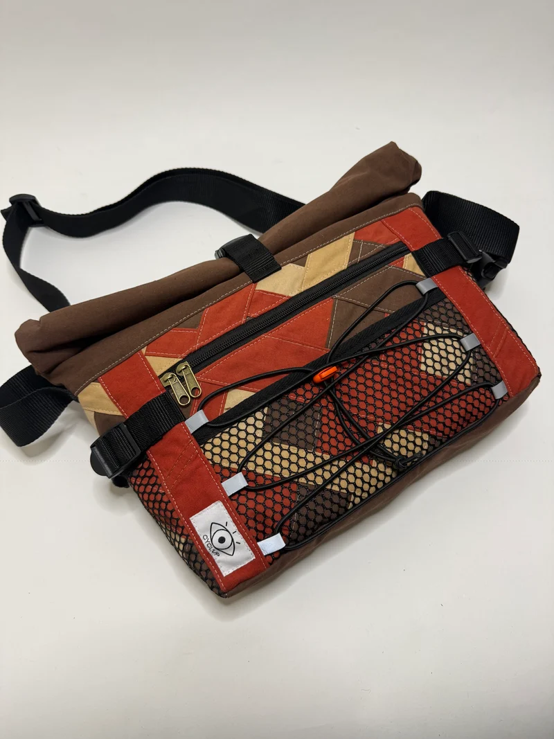 Sac besace roll top
