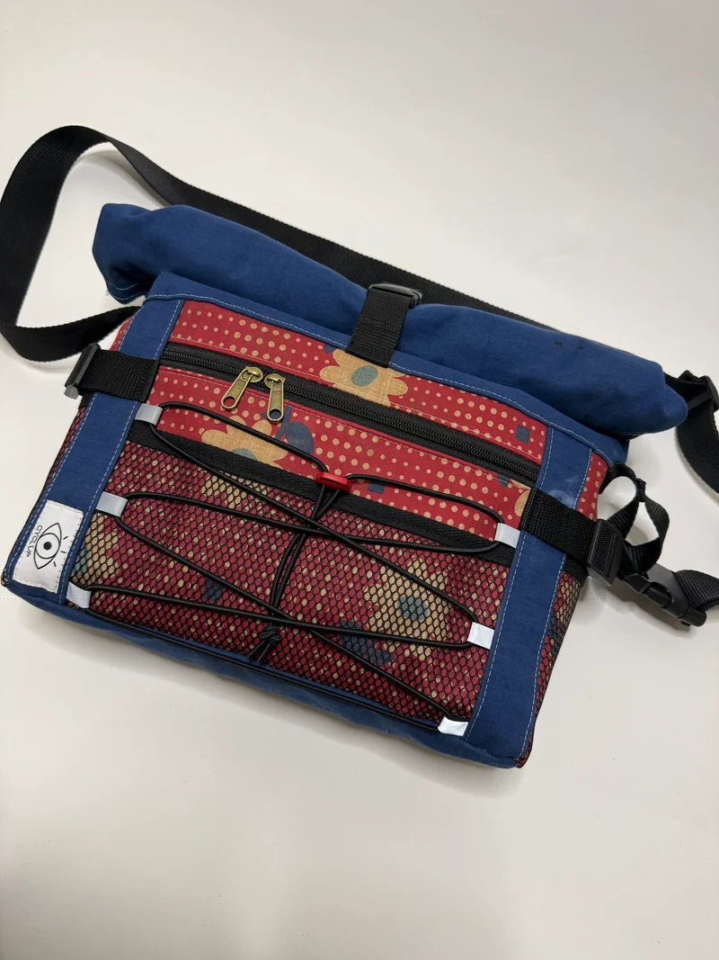 Sac besace roll top