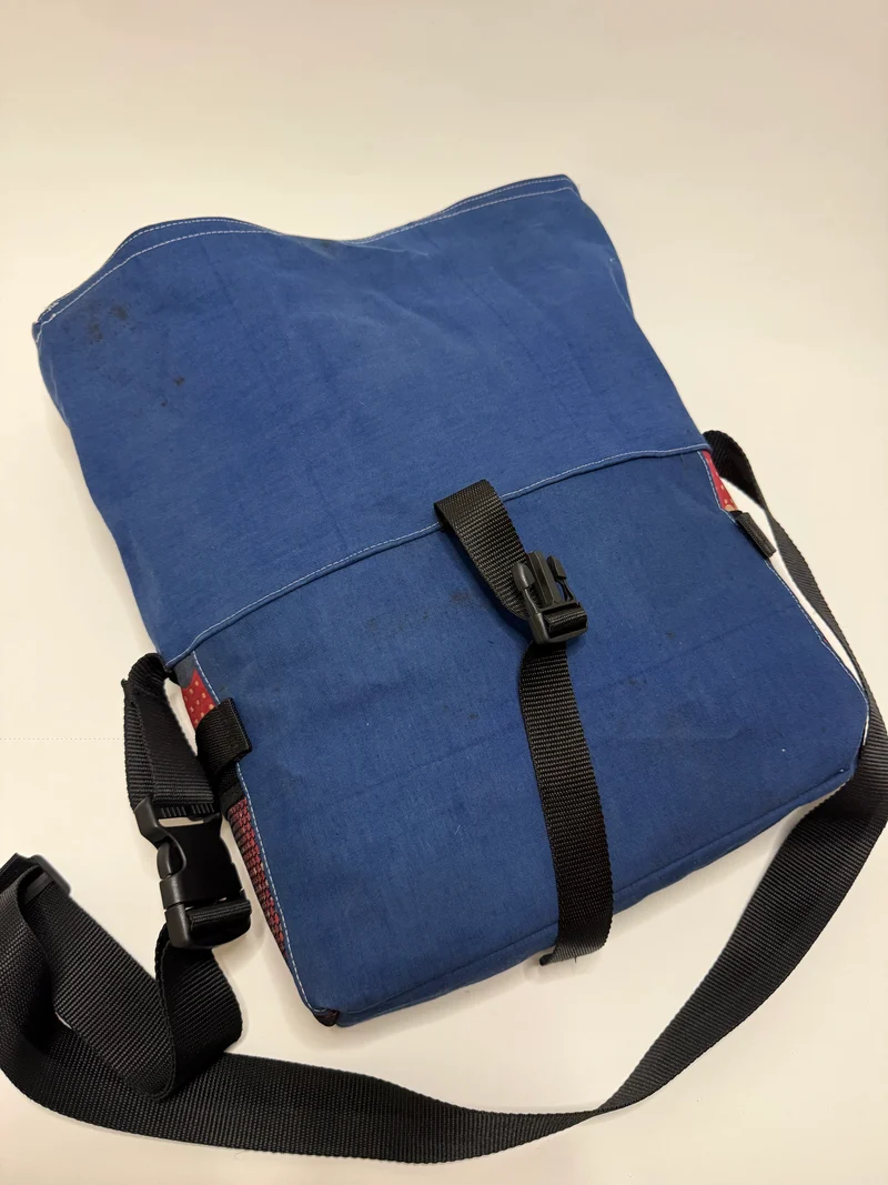 Sac besace roll top