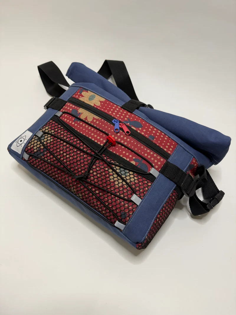 Sac besace roll top
