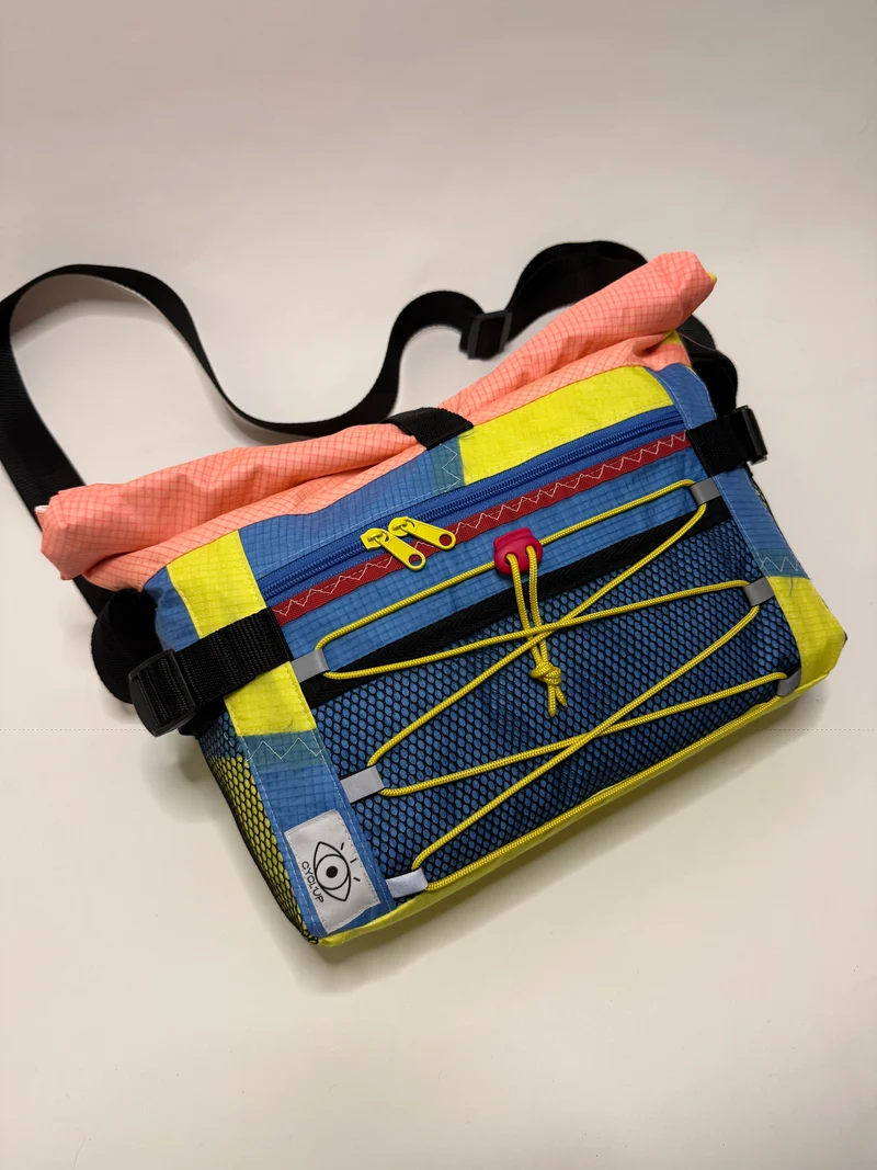 Sac besace roll top