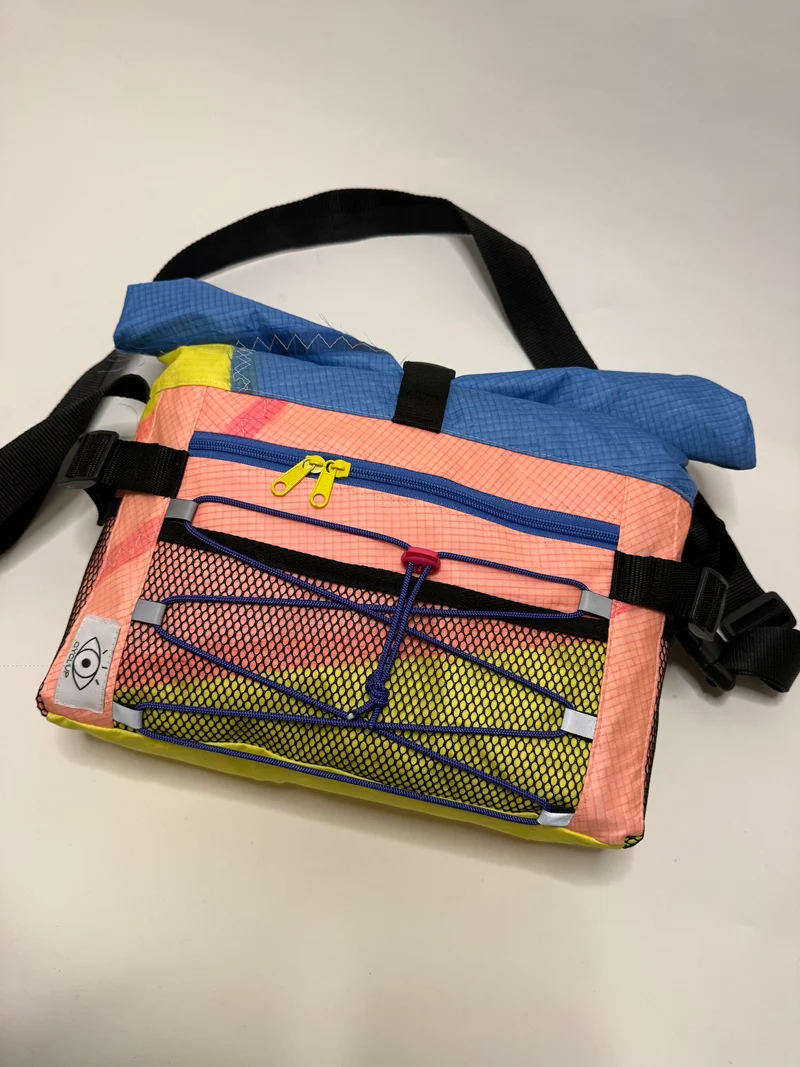 Sac besace roll top