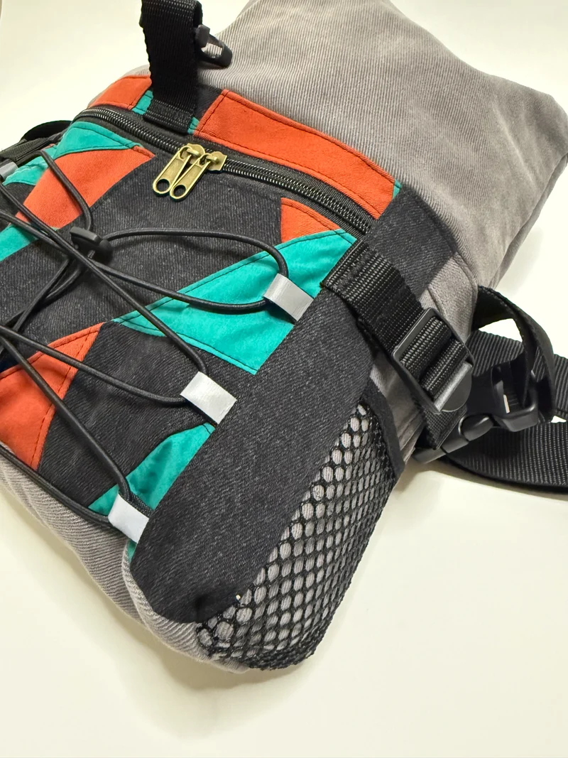 Sac besace roll top