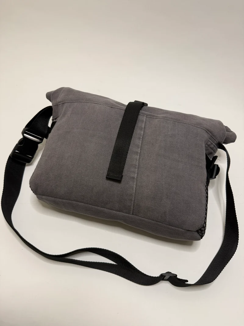 Sac besace roll top