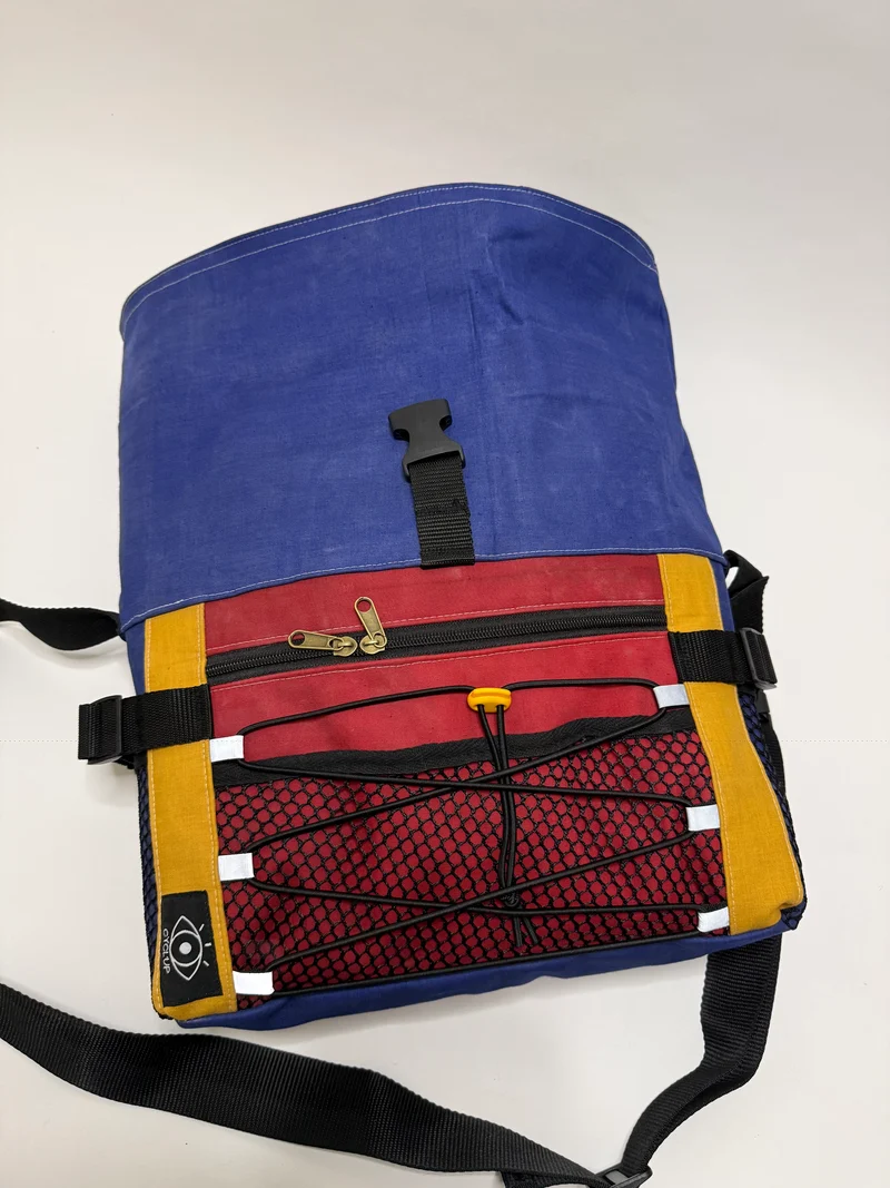 Sac besace roll top