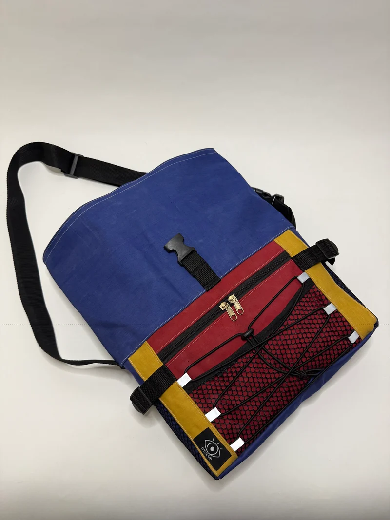 Sac besace roll top
