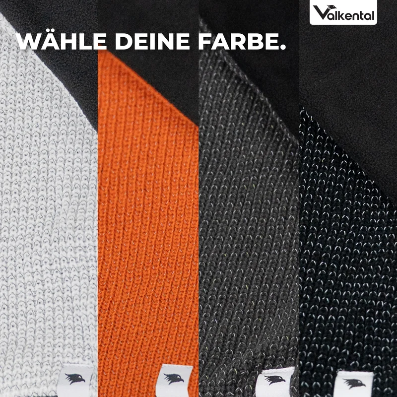 NOUVEAU : Écharpe réfléchissante - Écharpe tricotée réfléchissante avec doublure en polaire