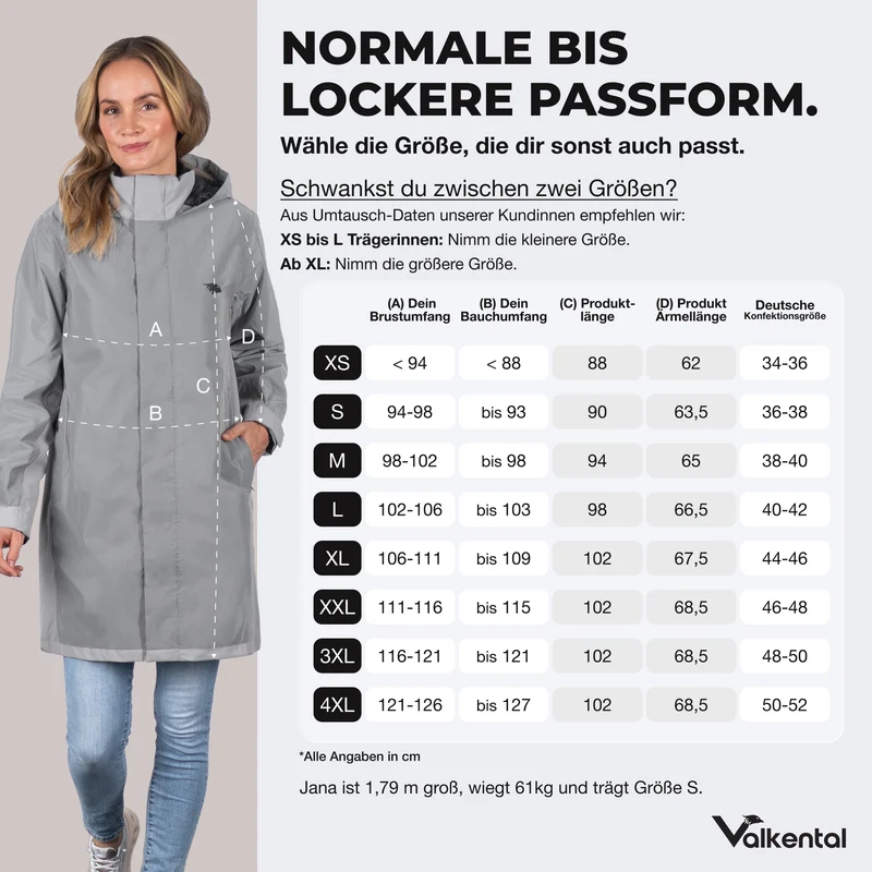 3in1 Smart Coat - Veste de protection certifiée, 100 % réfléchissante avec polaire amovible à fermeture éclair