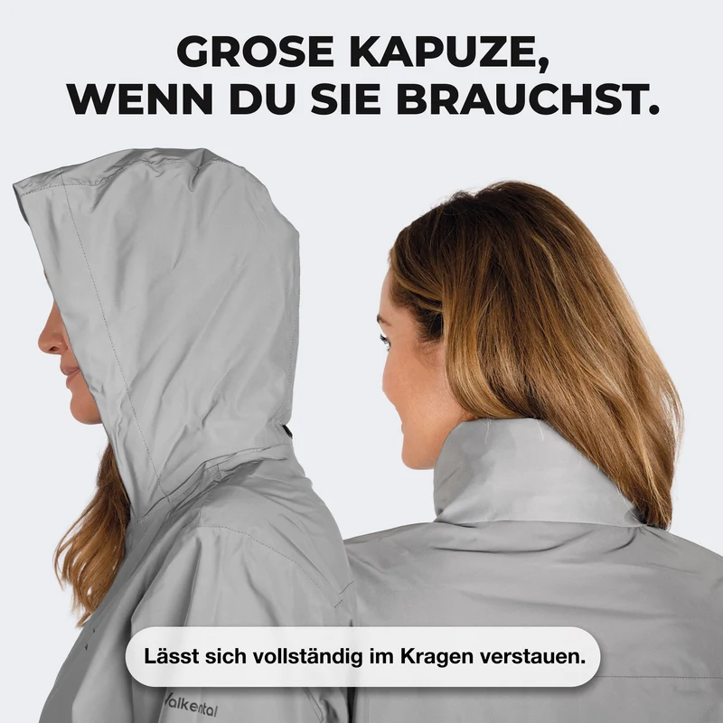 3in1 Smart Coat - Veste de protection certifiée, 100 % réfléchissante avec polaire amovible à fermeture éclair