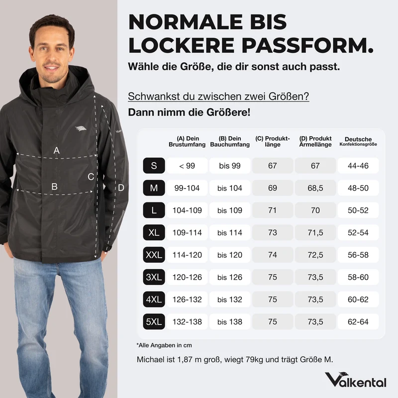 Veste 3 en 1 Smart Jacket - 100 % réfléchissante et imperméable, avec polaire amovible à fermeture éclair - Produit de deuxième choix