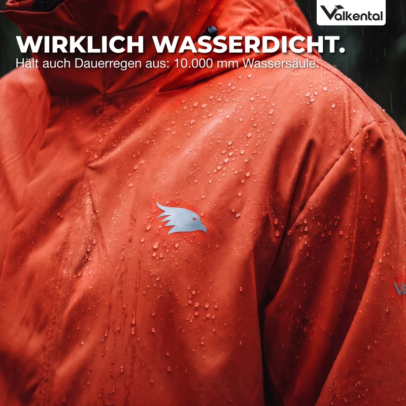 Veste 3 en 1 Smart Jacket - 100 % réfléchissante et imperméable, avec polaire amovible à fermeture éclair - Produit de deuxième choix