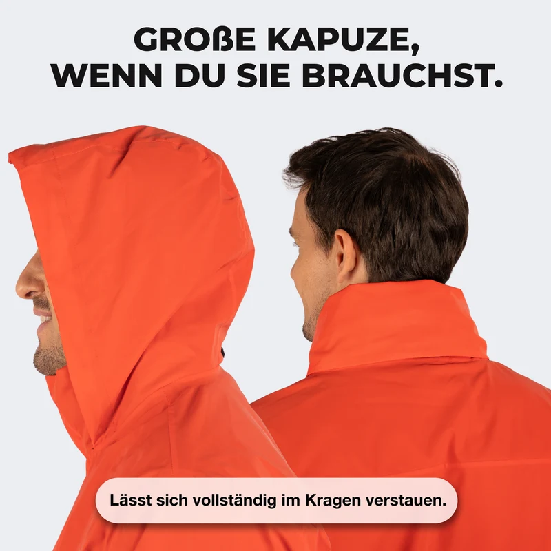 Veste 3 en 1 Smart Jacket - 100 % réfléchissante et imperméable, avec polaire amovible à fermeture éclair - Produit de deuxième choix