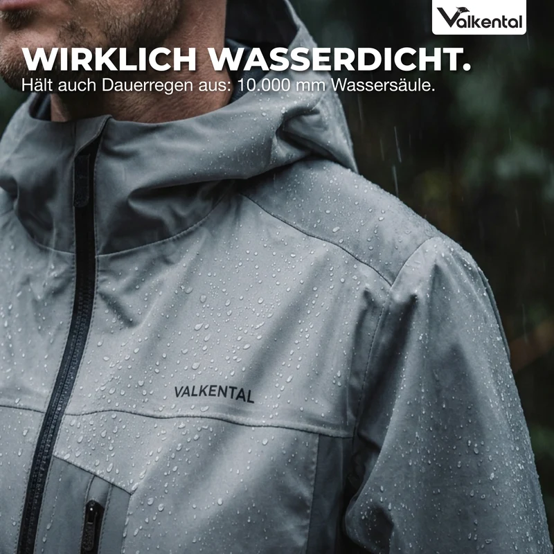 NOUVEAU : Rain Jacket Pro - Veste de pluie 100 % réfléchissante avec aération et capuche compatible avec un casque