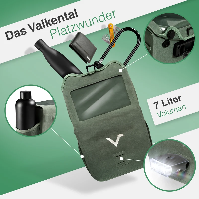 Front Pack - Sacoche de guidon robuste et étanche - B-Ware