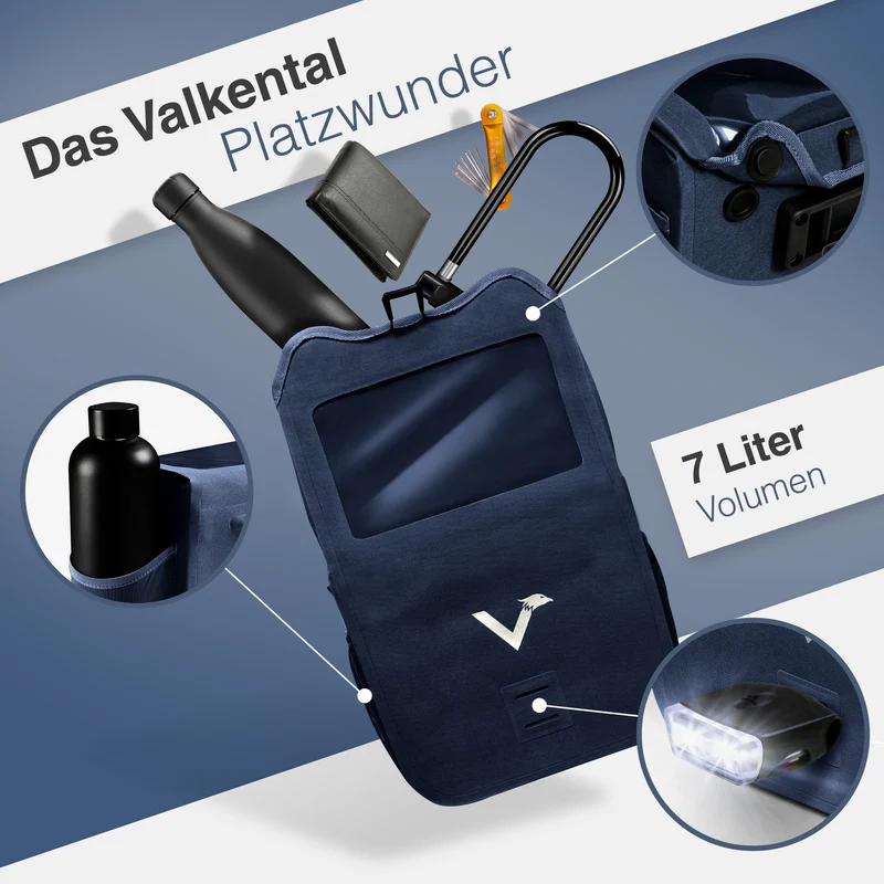 Front Pack - Sacoche de guidon robuste et étanche - B-Ware