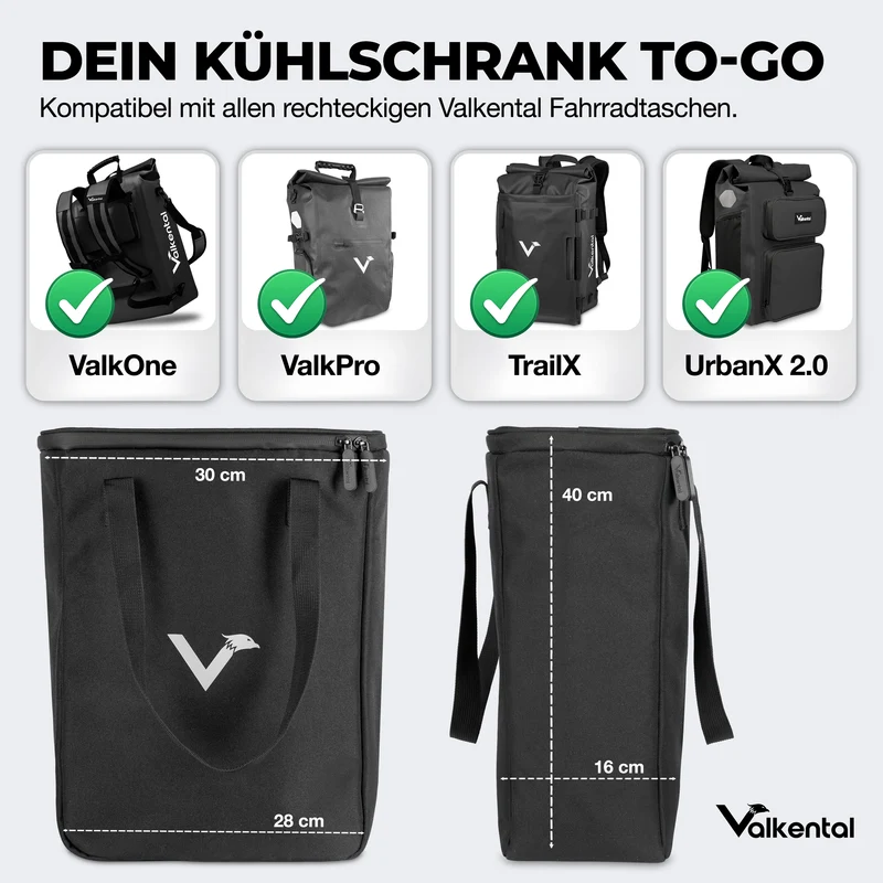 Sac isotherme pour sacoches de vélo